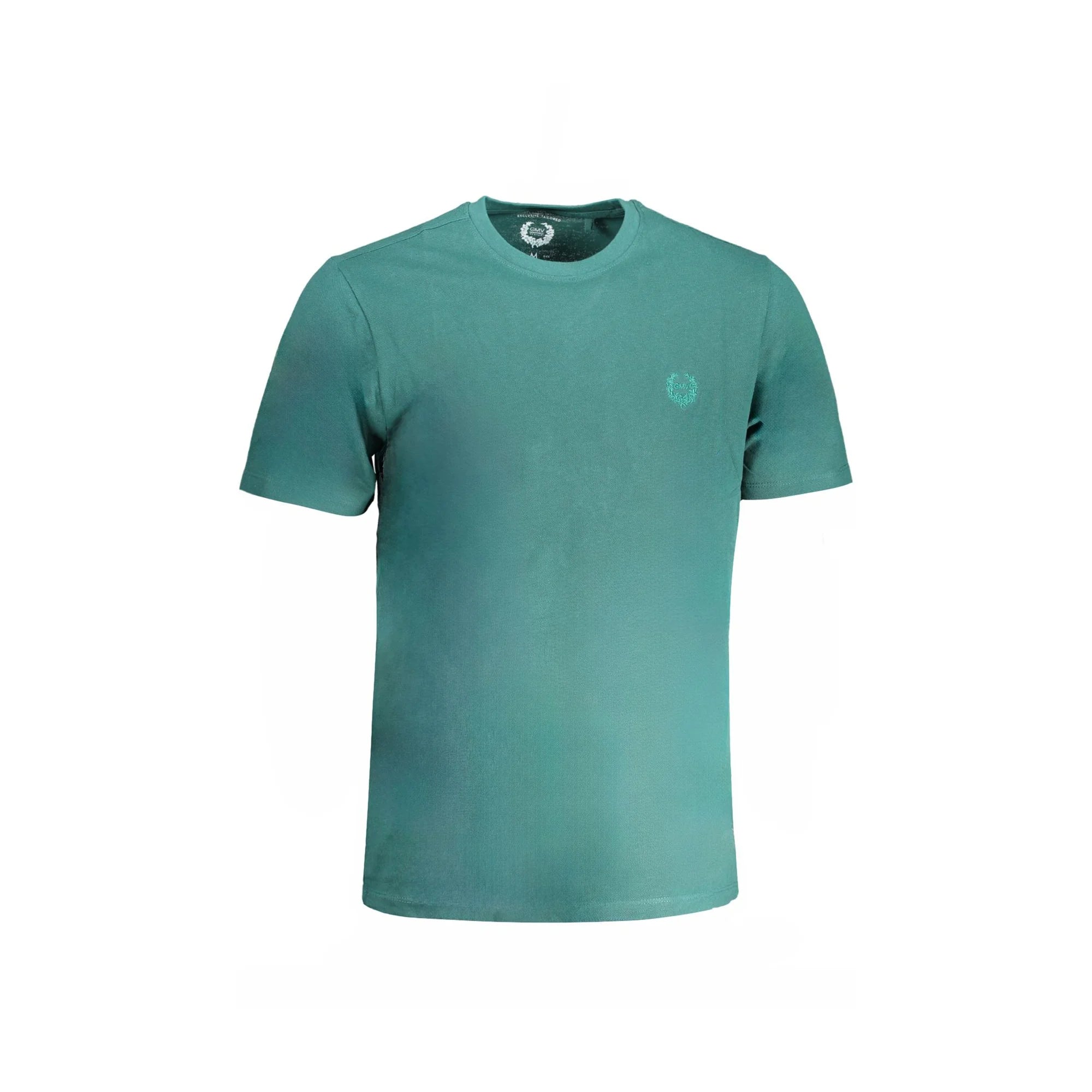 Gian Marco Venturi T-Shirt Maniche Corte Uomo Verde Ricamo - foto prodotto